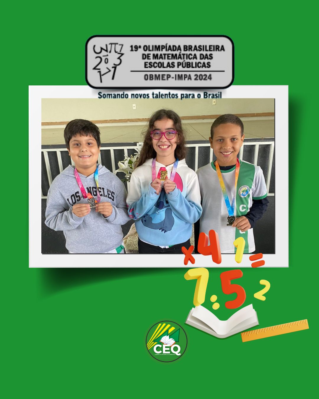 Atividades e premiações do Ensino Fundamental CEQ